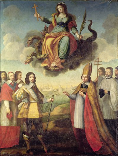 Entry of Louis XIII King of France and Navarre, into La Rochelle, 1st November 1628 by Pierre Courtillon